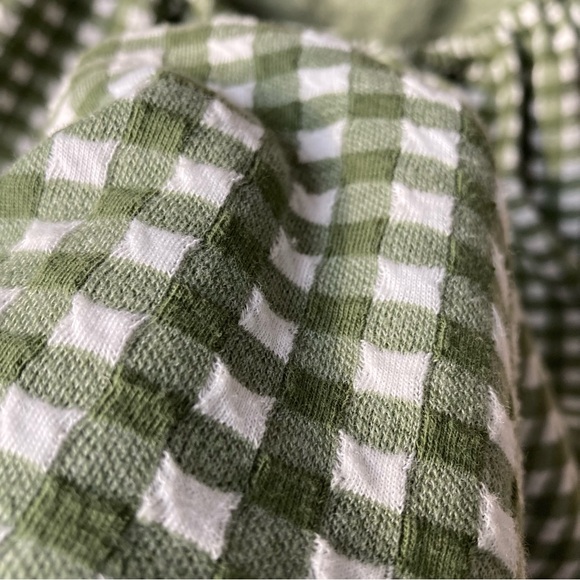 Madewell Dress Sage and White butter soft material small - Picture 3 of 3